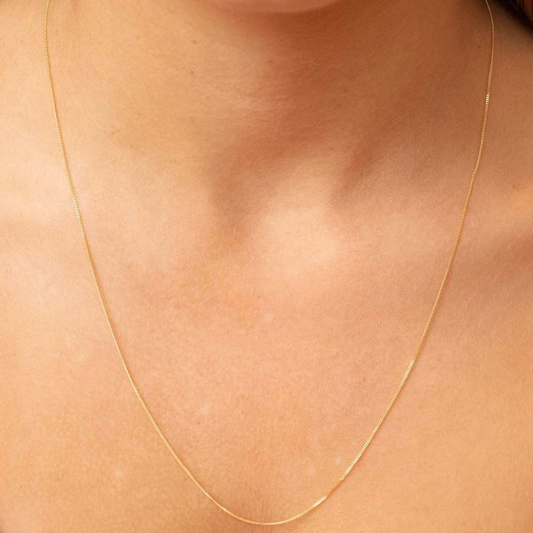 9ct Yellow Gold 24 Adjustable Heart Slider Curb Chain 56cm
