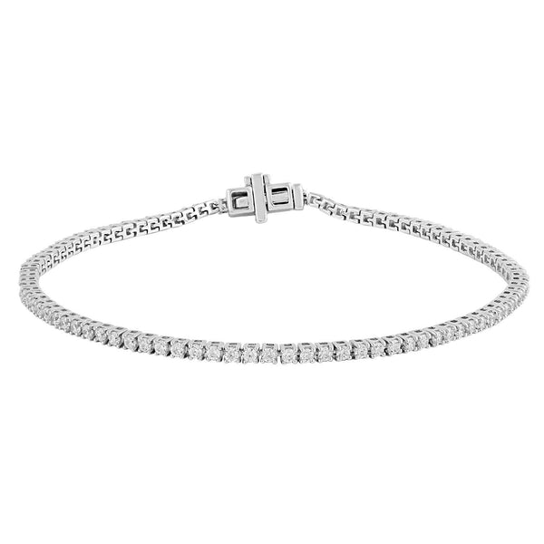 9ct White Gold 1.46ct Diamond Bracelet