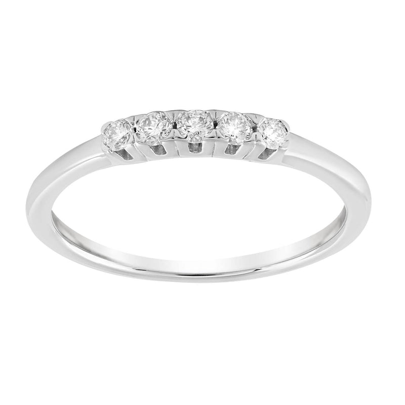 9ct White Gold 0.15ct Diamond Ring