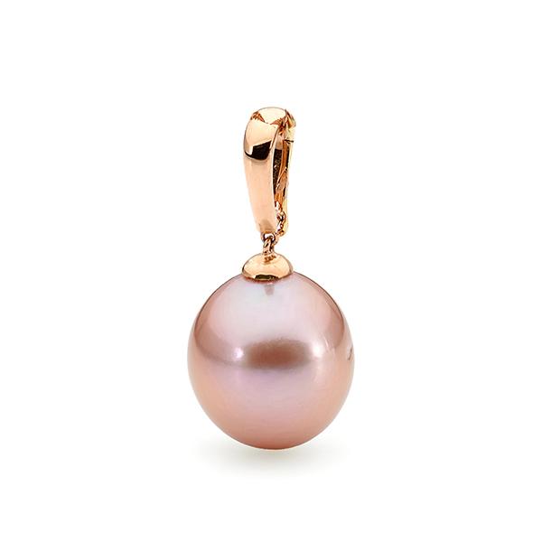 9ct Rose Gold Pink Freshwater Pearl Enhancer