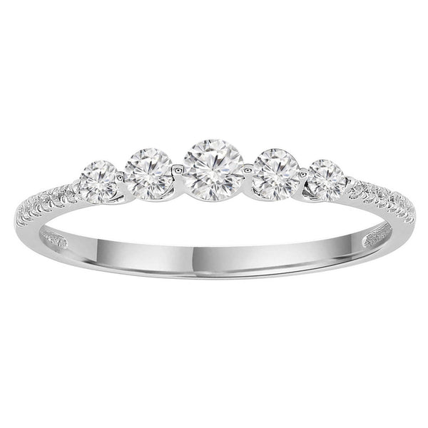 9ct White Gold 0.33ct Diamond Ring