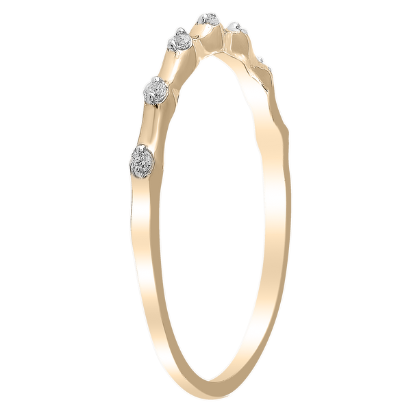 9ct Yellow Gold 0.05ct Diamond Ring