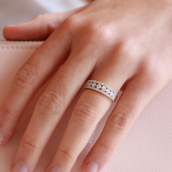 Ring with 0.5ct Diamonds in 9K Yellow Gold